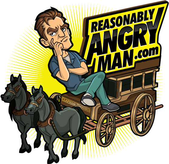 Reasonably Angry Man - Man (585x585), Png Download