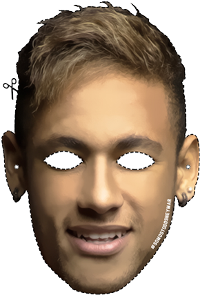 #clique Na Imagem Para Baixar O Arquivo Para Impressão - Somos Todos Neymar (350x436), Png Download