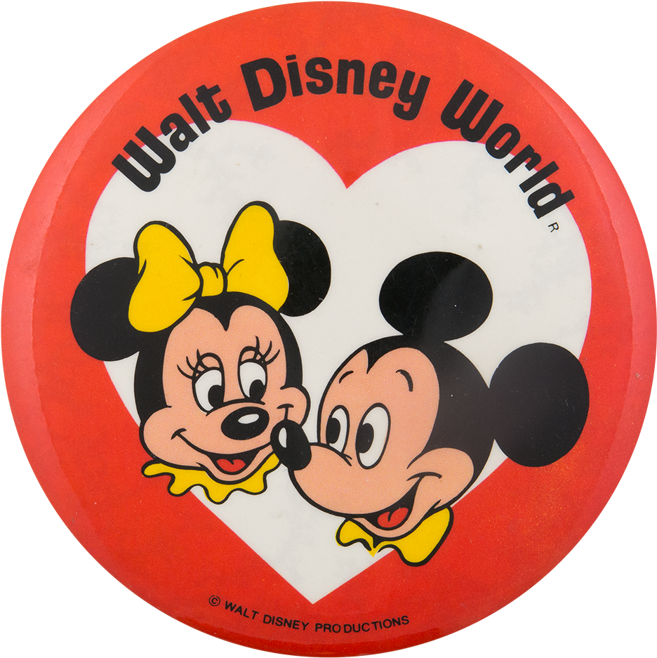 Walt Disney World Minnie And Mickey - Walt Disney World Minnie Mouse Pin Disneyland (1000x994), Png Download