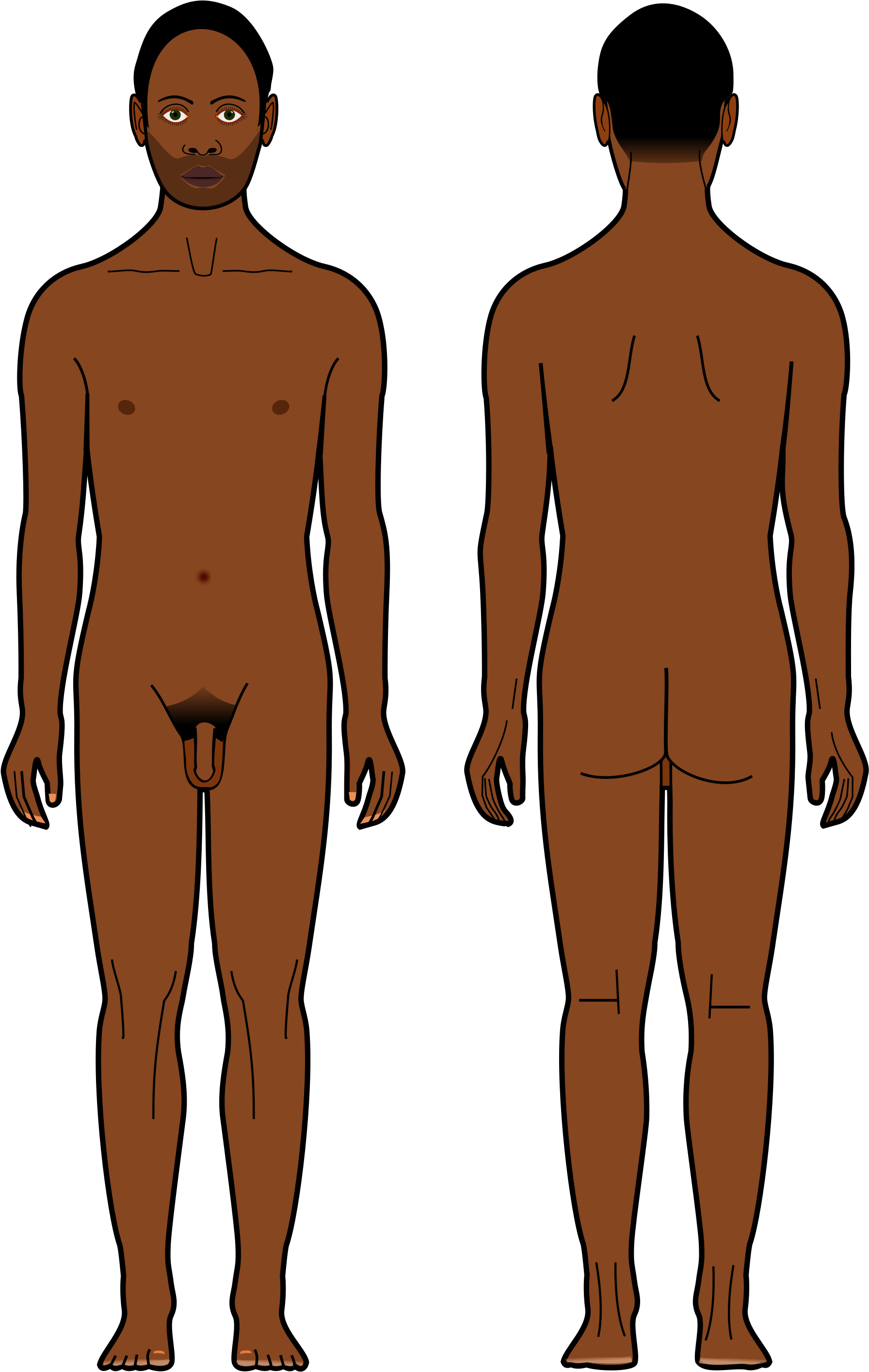 Open - Black Woman Human Body (2000x3041), Png Download