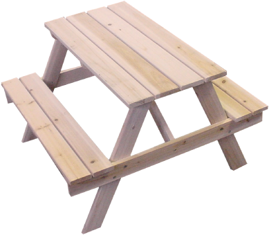 Picnic Table (400x440), Png Download