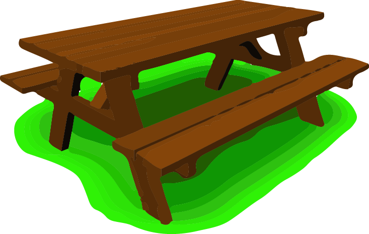 Graphic Free Pacific City Inn On The Oregon Coast - Transparent Picnic Table Clipart (733x465), Png Download