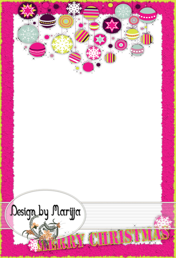 ~~cute Christmas Frame - Christmas Day (588x858), Png Download