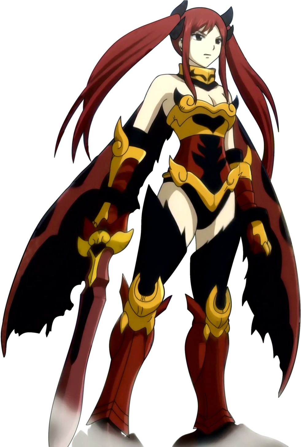 Erza Emperatriz De Las Llamas - Erza Scarlet Flame Empress (1090x1456), Png Download