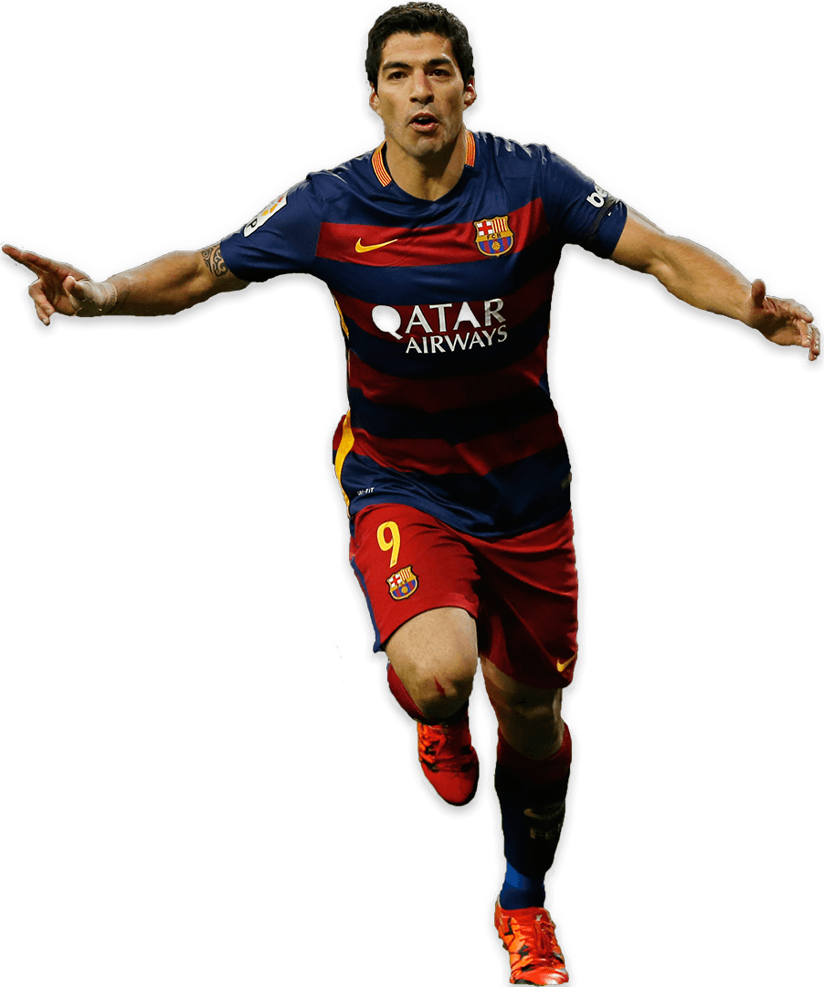 Suarez - Fifa 17 Players Transparent (902x1080), Png Download
