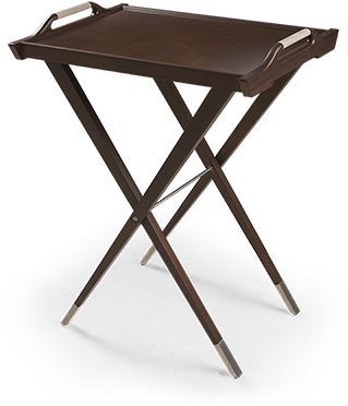 Majordome Majordome Majordome Majordome Majordome - Black Butlers Tray Table (400x400), Png Download