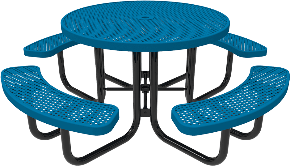 Classic Round Picnic Table - Picnic Table For Poolside (1200x812), Png Download