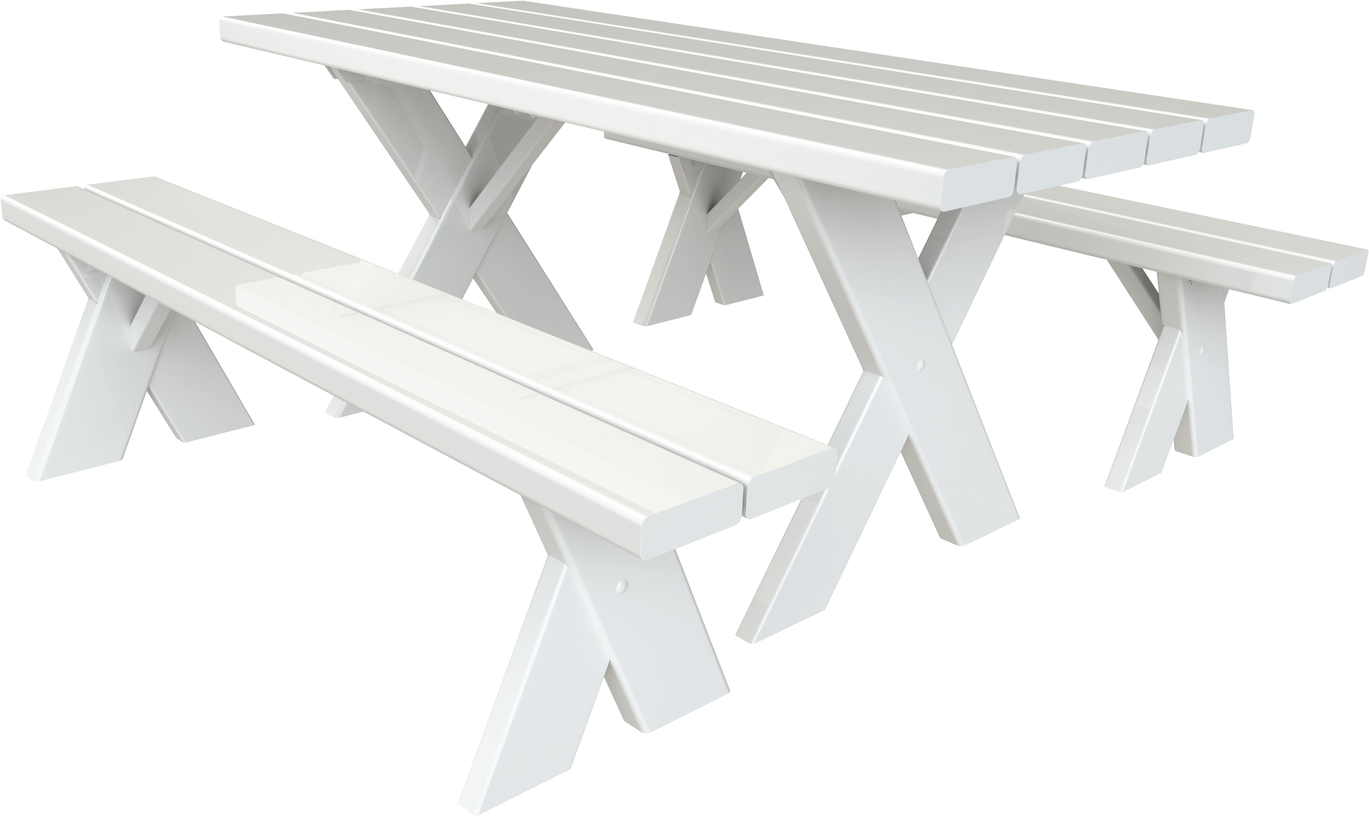 Enjoy Outdoor Dining Every Day With A Vinyl Picnic - Picnic Table (5100x3399), Png Download