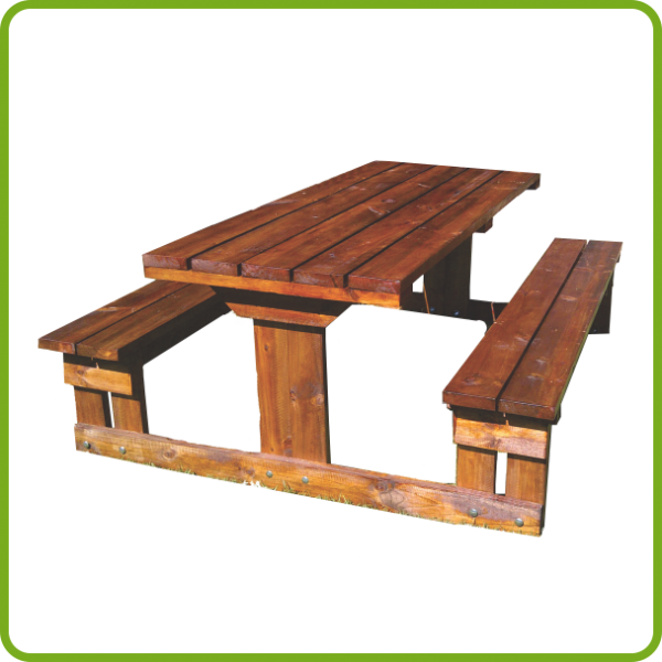Large Picnic Table - Picnic Table (600x600), Png Download