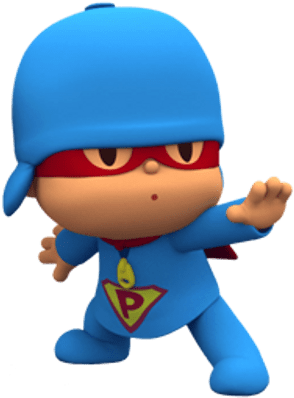 Pocoyo Superman - Pocoyo: Super Pocoyo Dvd (400x400), Png Download