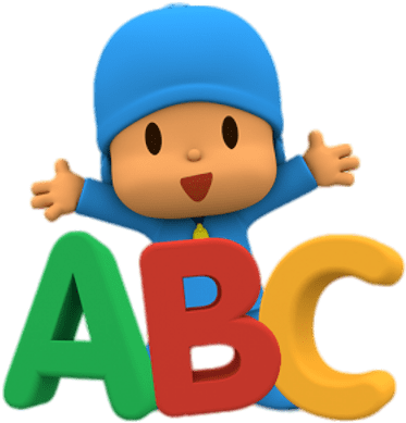 Pocoyo Abc - Pocoyo And Friends [book] (400x400), Png Download