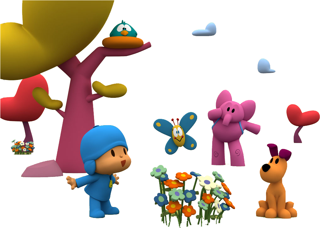 Gifs Y Fondos De Pocoyo - Apresentação Sobre Autismo (1024x768), Png Download