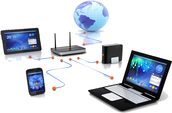 Lan/wan, Wi-fi Network, Servers - Information Technology Computer Network (900x372), Png Download