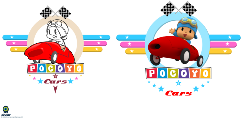 Especial Pocoyo And Cars - Pocoyo (820x461), Png Download