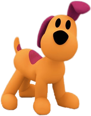 Loula One Ear Up - Dog Pocoyo Png (720x405), Png Download