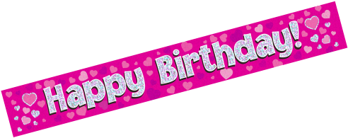 Happy 10th Birthday Banner (500x500), Png Download