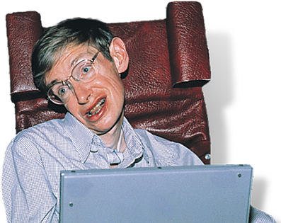 Stephen Hawking May Be The Most Famous Scientist Since - Sitting (430x430), Png Download