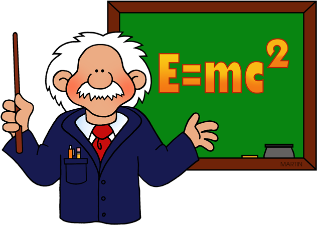 Clip Free Scientists Clip Art By Phillip Martin Albert - Physics Clipart (648x461), Png Download