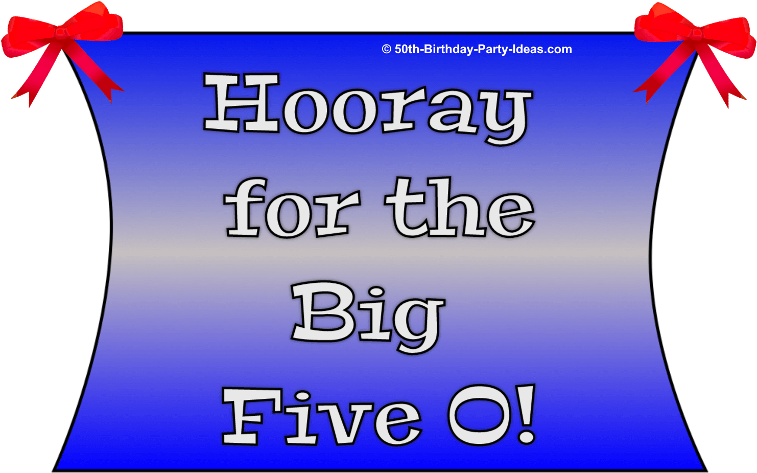Five O Birthday Banner - Birthday (1603x1044), Png Download
