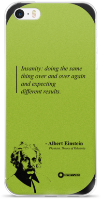 Albert Einstein "insanity" - Insanity: Doing The Same Thing Over And Over Again (480x480), Png Download