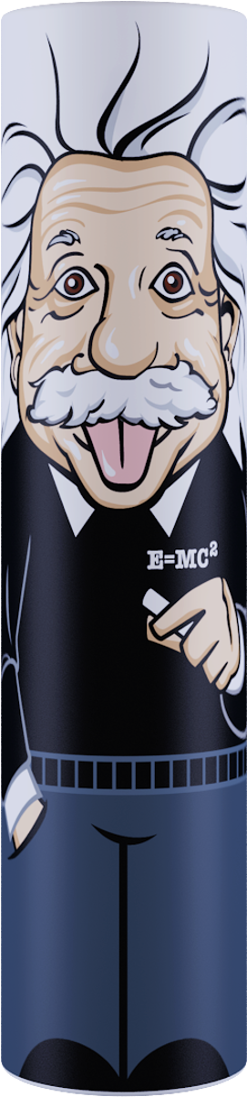 Albert Einstein Legends Mimopowertube 2600mah - Einstein Mimopowertube 2 Portable Charger (1200x1200), Png Download