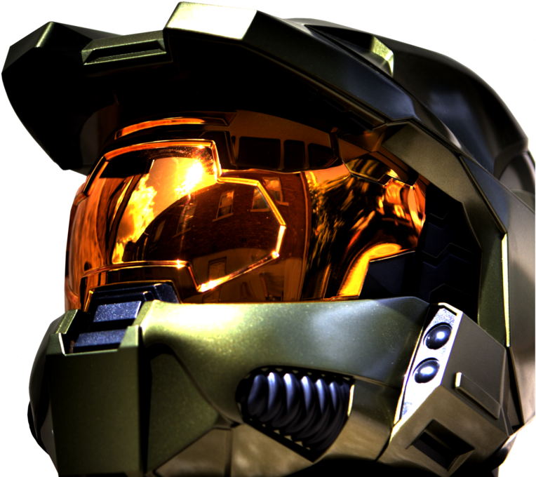 Helmet Of The Future - Master Chief Helmet Png (1024x682), Png Download