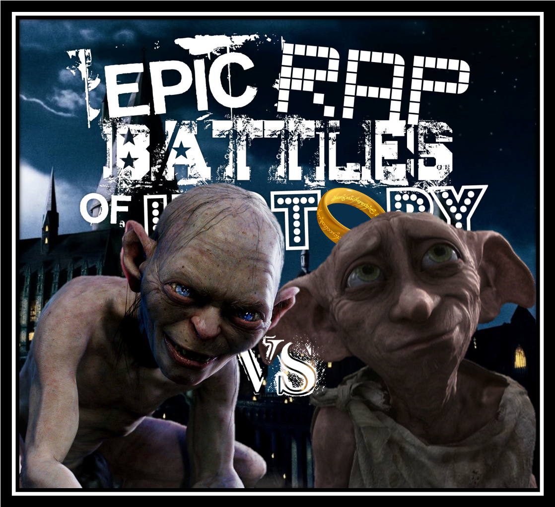 Gollum Vs Dobby - Epic Rap Battles Of History (1392x1084), Png Download