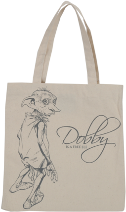 Clip Dobby Tote Bag - Harry Potter (422x480), Png Download