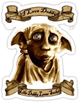 Lovedobby - Dobby Harry Potter (375x360), Png Download