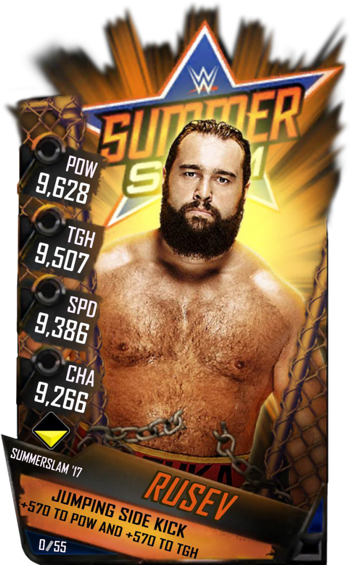 Rusev S3 15 Summerslam17 - Summerslam 2014 [blu-ray] (733x1158), Png Download