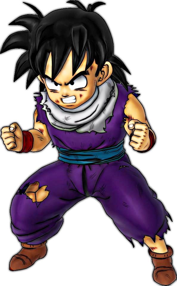 Kid Gohan - Gohan (594x960), Png Download