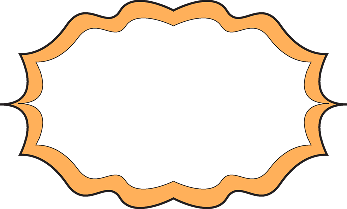 Fancy Orange Frame - Stock.xchng (696x421), Png Download