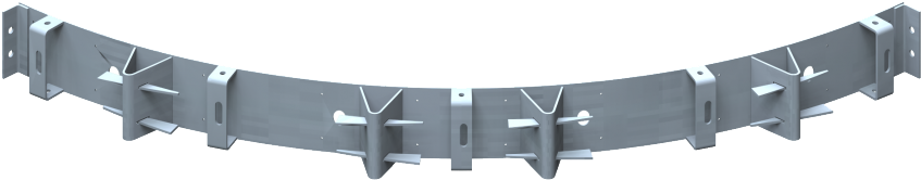 Totally Unique Our Road Form Can Also Be Fixed To Decking - Curb (860x186), Png Download