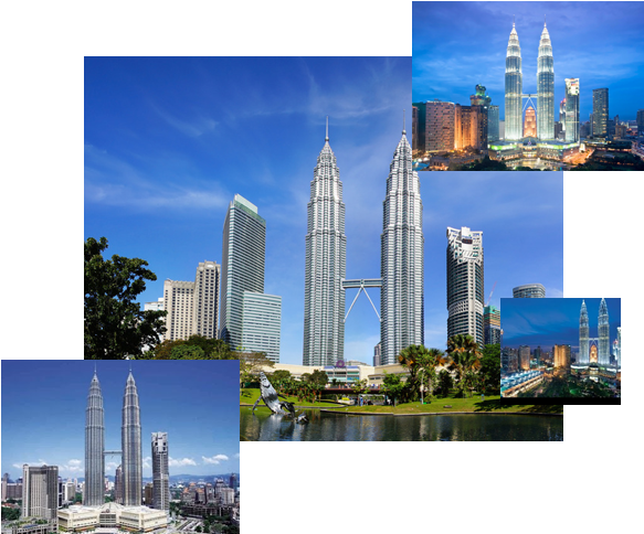 Images - Petronas Towers Malaysia 32x24 Print Poster (602x490), Png Download