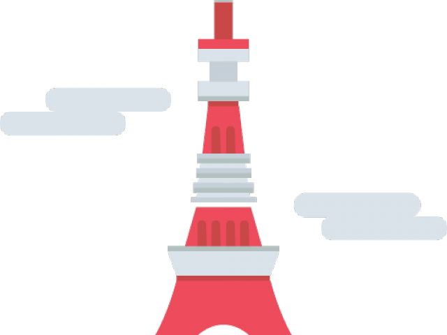 Eiffel Tower Clipart Tokyo Tower - Tokyo (640x480), Png Download