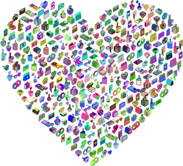Peace Symbols Signage Heart - Peace Sign And Heart (375x340), Png Download