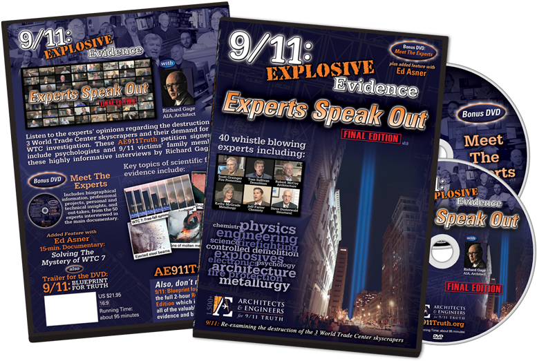 9/11 Experts Speak Out Dvds - Dvd (800x532), Png Download