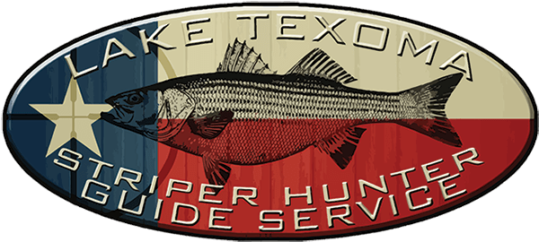 Lake Texoma Striper Hunter Guide Service - Striper Hunter - Fishing Guide Lake Texoma (635x280), Png Download