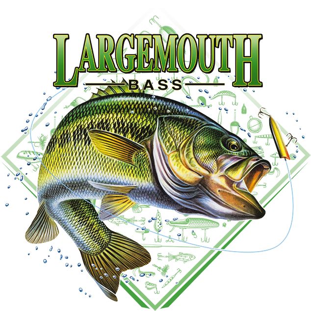 Fishing, Fishing T-shirts Or Fishing Sweatshirts, Largemouth (675x675), Png Download