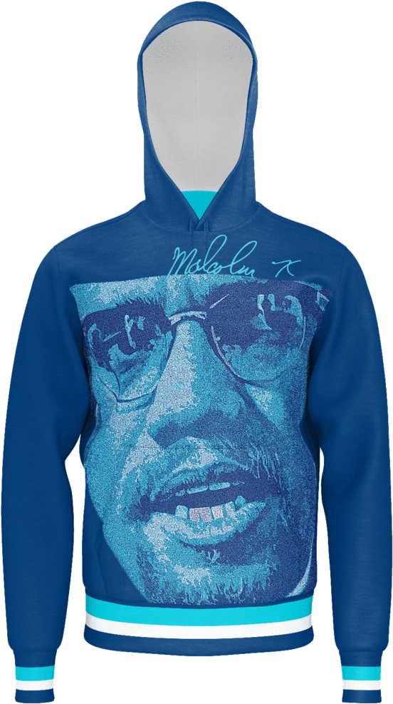 Malcolm X Lightweight Pullover Hoodie - Retail (1024x1024), Png Download