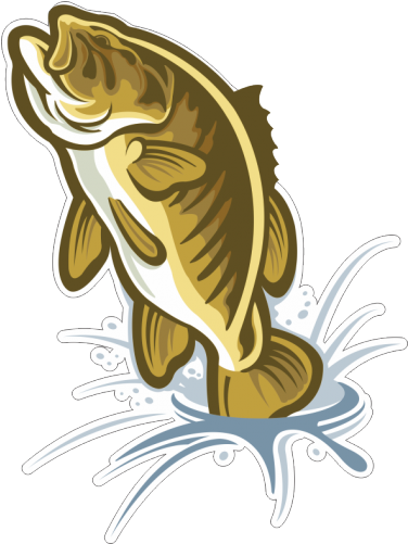 Png Royalty Free Library Fish Clip Art Transprent Png - Cartoon Bass (500x500), Png Download