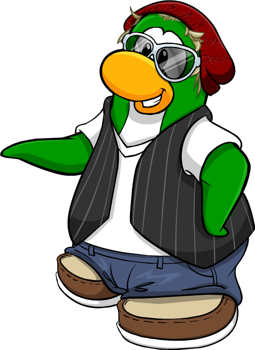 Penguin Band12 - Club Penguin Petey K (516x709), Png Download