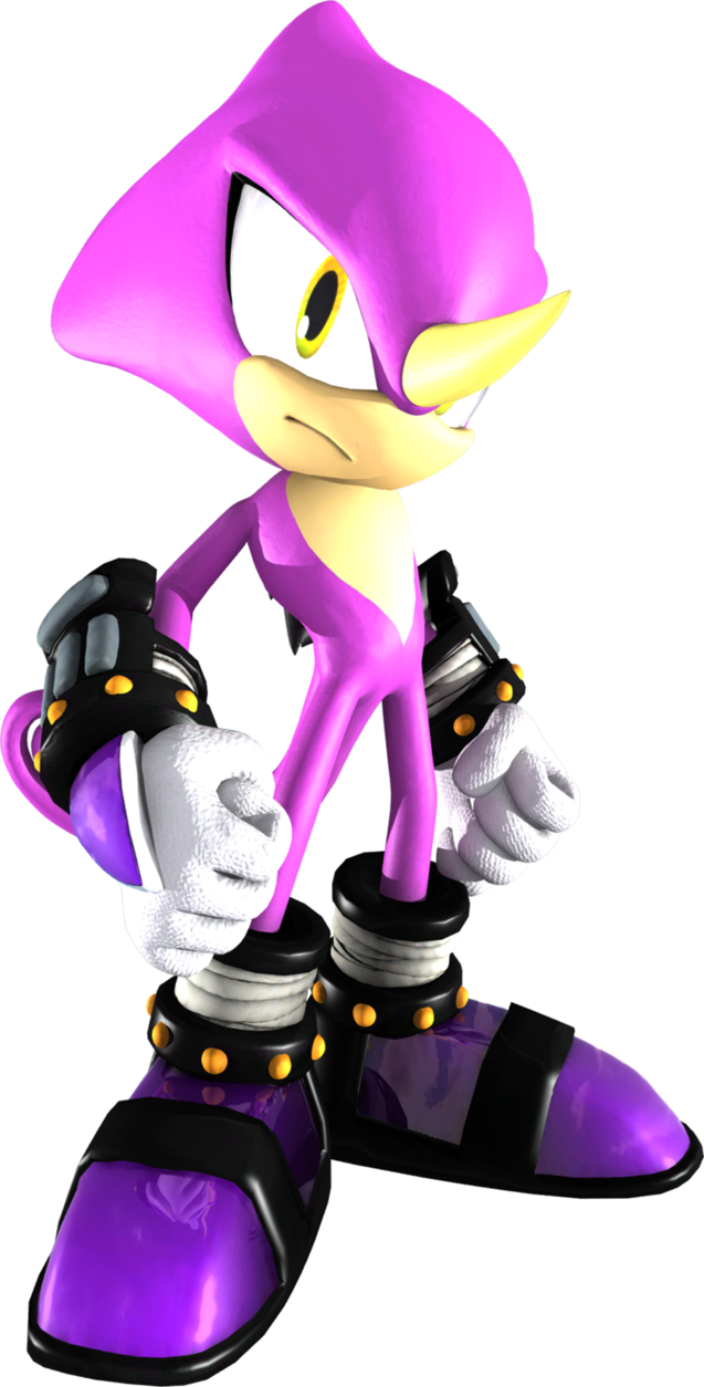 Classic Espio The Chameleon - Sonic Heroes Espio The Chameleon (637x1254), Png Download