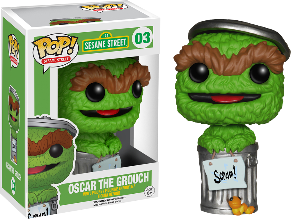 Funko Pop Oscar The Grouch (1000x752), Png Download