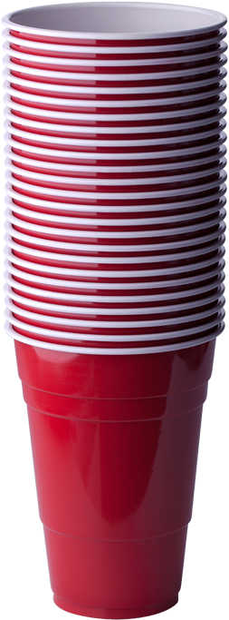 Red Plastic Cup Png - Red Solo Cup Stack (700x700), Png Download