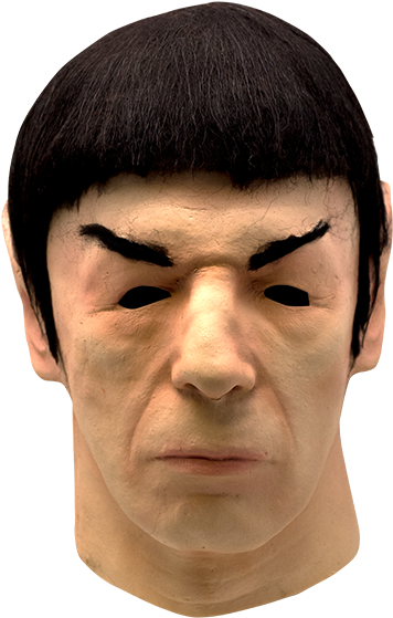 Captain Kirk Star Trek Mask (436x639), Png Download
