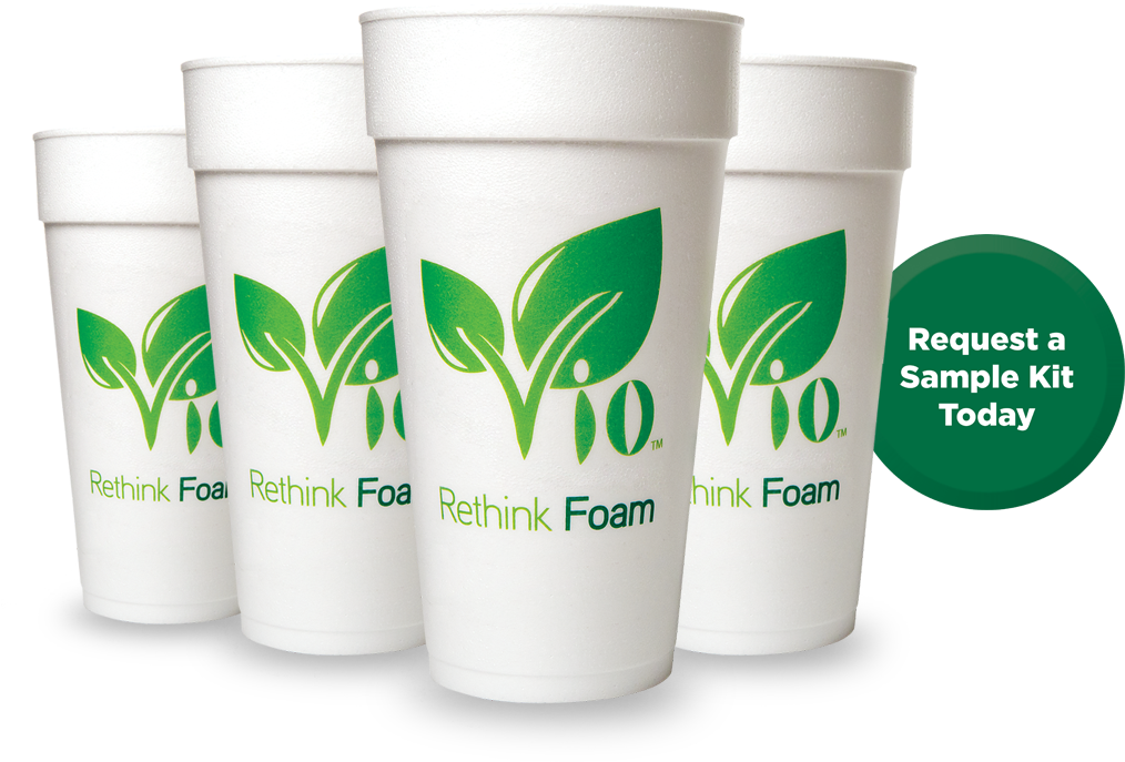 Vio Foam Biodegrades* 92% In Four Years - Foam (1058x738), Png Download
