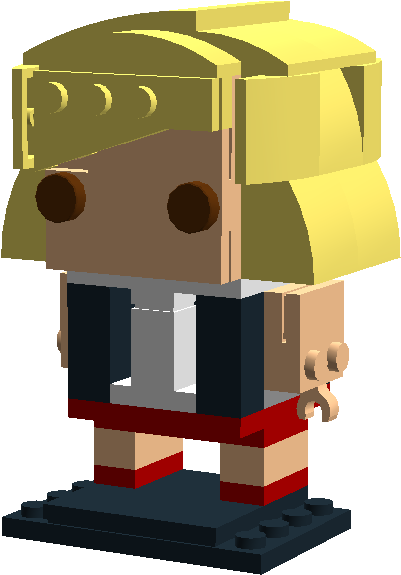 Brickheadz Florence - Cartoon (1126x576), Png Download