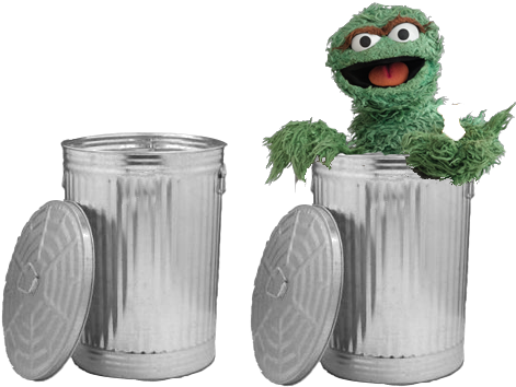 Noll/norwesco: 32gal Galvnzd Trash Can, 418004" (500x360), Png Download