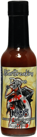 Heartbreaking Dawn's 1498 Trinidad Scorpion Sauce (274x479), Png Download